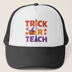 Halloween-lärartrick eller tesch keps
