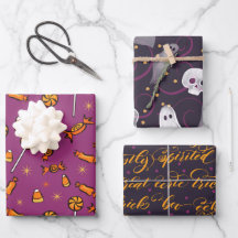 Halloween Large Design Wrapping Lakan
