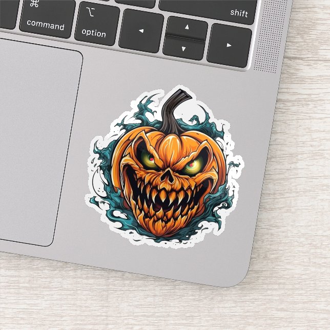 Halloween-läskefokpumpdekal Klistermärken (Detalj)
