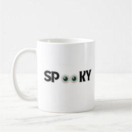 Halloween-läskigt läskig öga söt kaffemugg