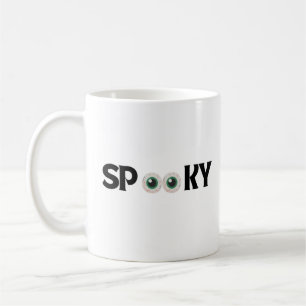 Halloween-läskigt läskig öga söt kaffemugg
