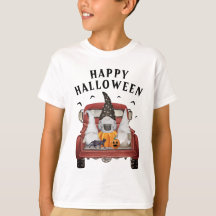 Halloween Lastbil Gnomes T-Shirt