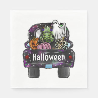 Halloween Lastbil Pappersservett