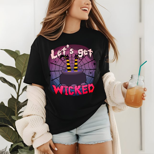Halloween Låt oss Gnid-slynt, Scary Witch T Shirt (Skapare uppladdad)