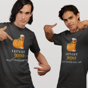 Halloween Låt oss krossas Sjungkarlsfest Öl T Shirt
