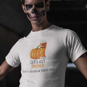 Halloween Låt oss krossas Sjungkarlsfest Öl T Shirt