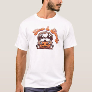 Halloween Latmask Långsam och kuslig söt Latmask P T Shirt