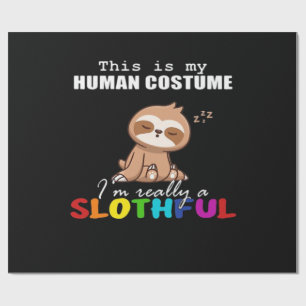 Halloween Lättjefull Design, Det här är min männis Presentpapper
