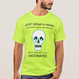 Halloween Ledsen Skull T-Shirt
