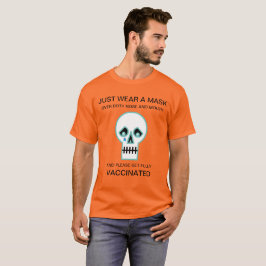 Halloween Ledsen Skull T-Shirt