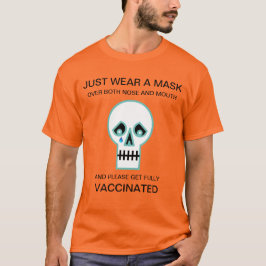 Halloween Ledsen Skull T-Shirt