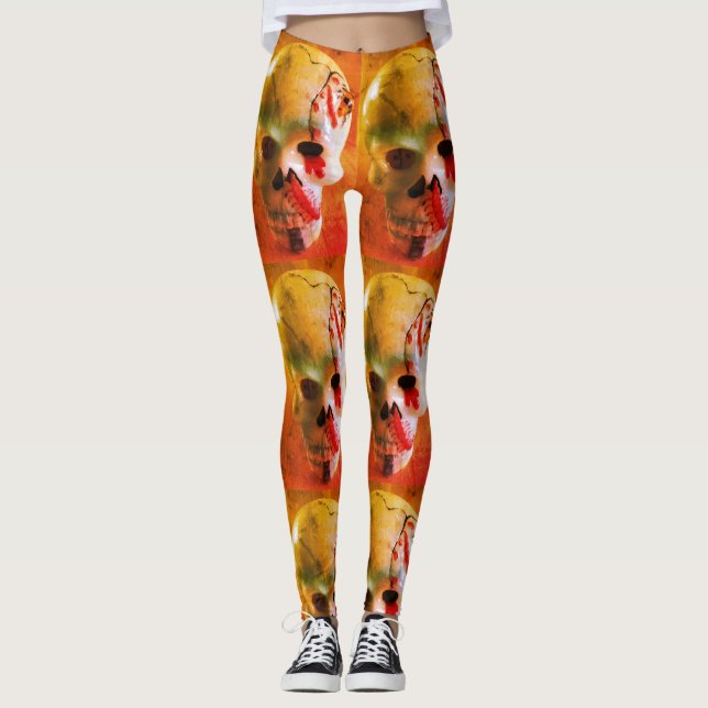 Halloween Leggings av dalDesignNZ  (Framsida)