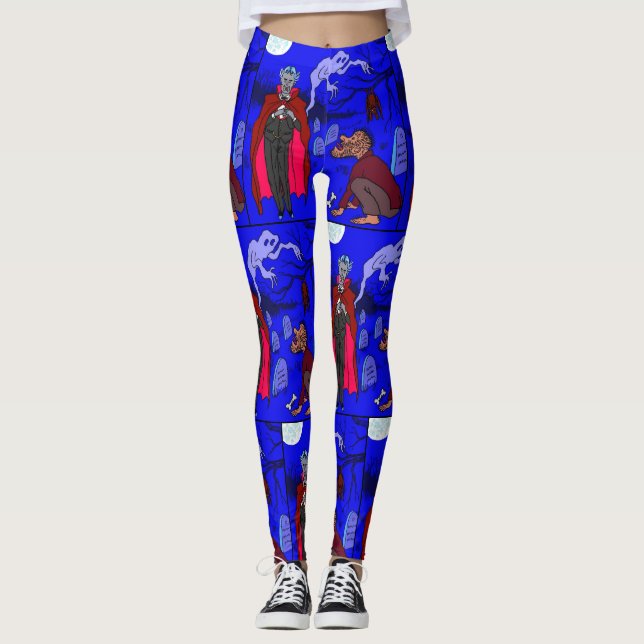 Halloween Leggings by dalDesignNZ (Framsida)