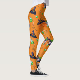 Halloween Leggings | Halloween Witch Hats Leggings