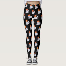 Halloween Leggings med Spöken Leggings
