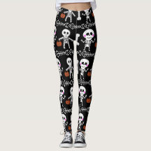 Halloween Leggings, Roligt Halloween Leggings for