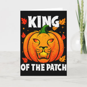Halloween Lejon Pumpakung Kostym För Patch M Kort