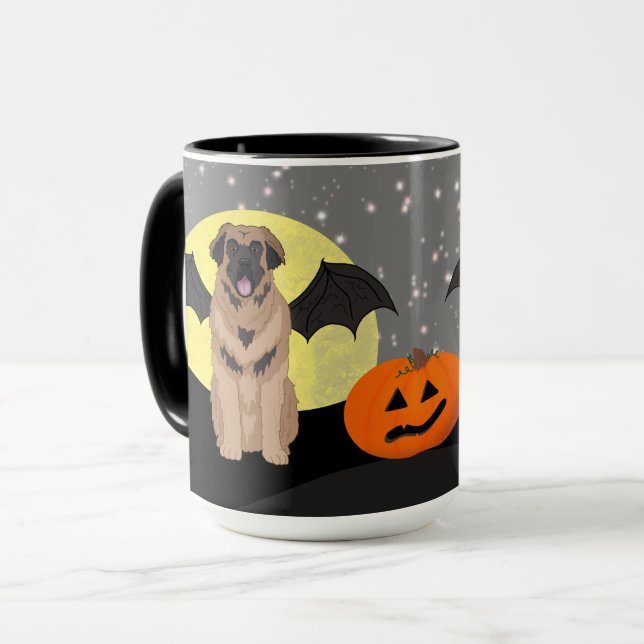 Halloween Leonberger Mugg (Framsida vänster)