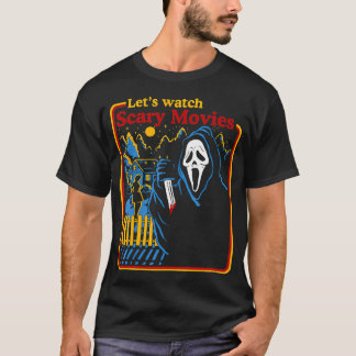 Halloween Lets bevakar Scary Horror Movies Ghost S T Shirt