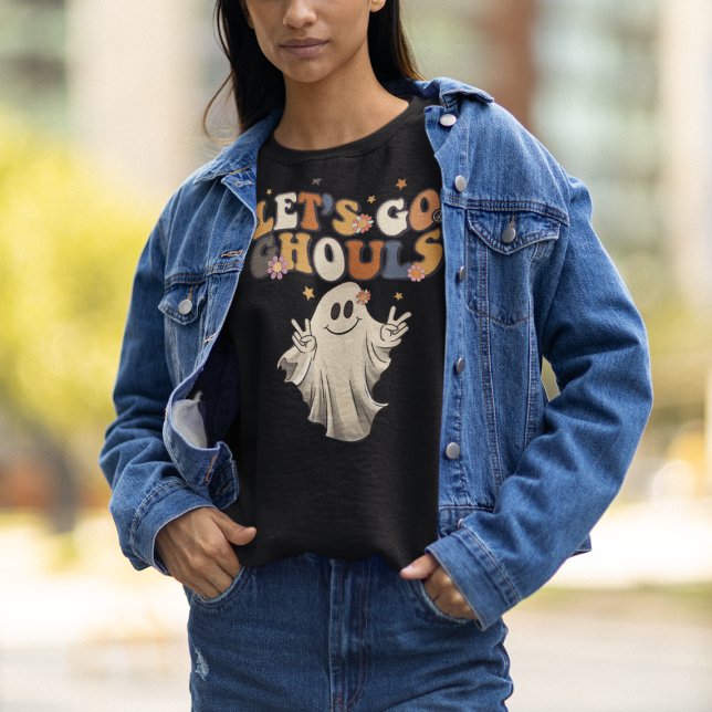 Halloween Lets Go Ghouls T Shirt (Skapare uppladdad)