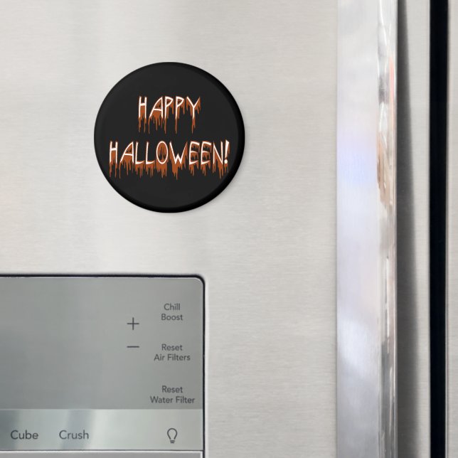 Halloween lider av text magnet (In Situ (Fridge))