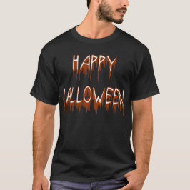 Halloween lider av text t shirt