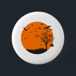 Halloween liggande Halloween-design Knapp<br><div class="desc">Halloween liggande Halloween-design</div>