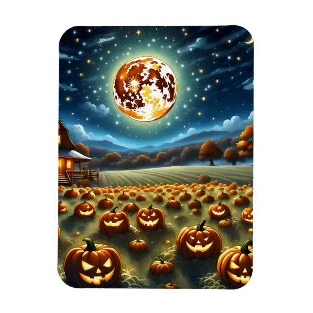 Halloween liggande magnet (Vertikal)