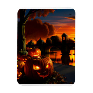 Halloween liggande magnet