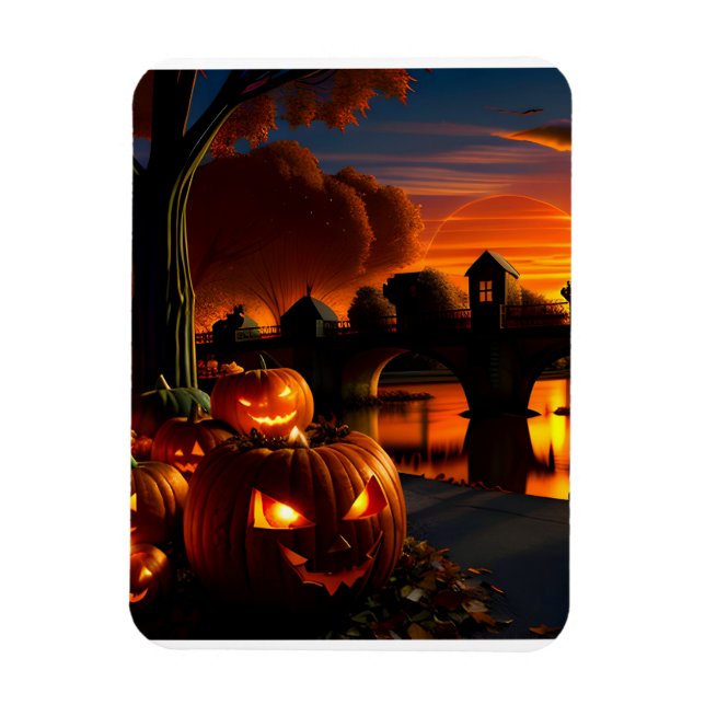 Halloween liggande magnet (Vertikal)