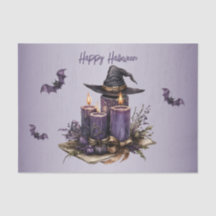 Halloween Lila Candles Fladdermus Spooky Scary