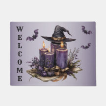 Halloween Lila Candles Fladdermus Spooky Scary