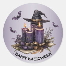 Halloween Lila Candles Fladdermus Spooky Scary