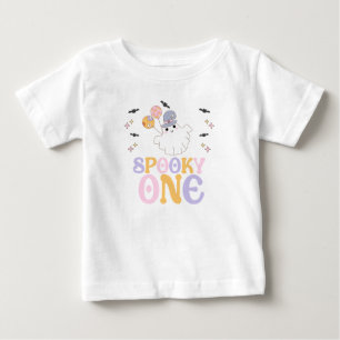 Halloween Lila Kuslig Ett Halloween 1-årsdag T Shirt