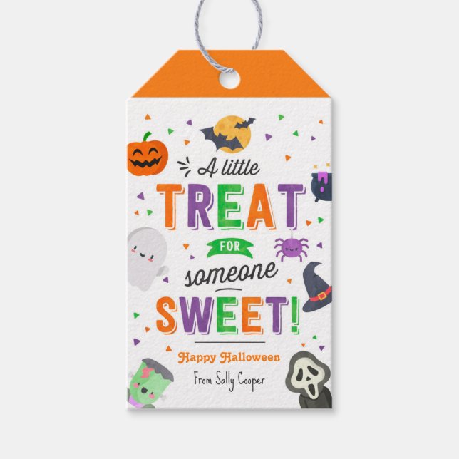 Halloween, lite prat för nån Sweet Presentetikett (Framsidan)