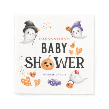 Halloween Little Boo Baby Shower Cute Spöken