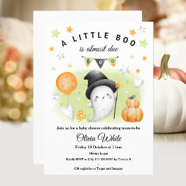 Halloween Little Boo Baby Shower-inbjudan Inbjudningar