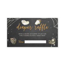 Halloween Little Boo Baby Shower Raffle