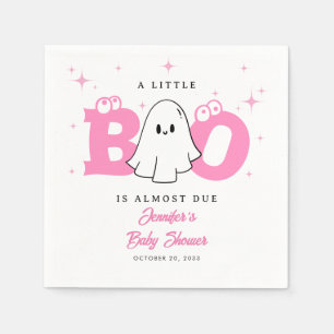 Halloween Little Boo Cute Ghost Girl Shower Pappersservett