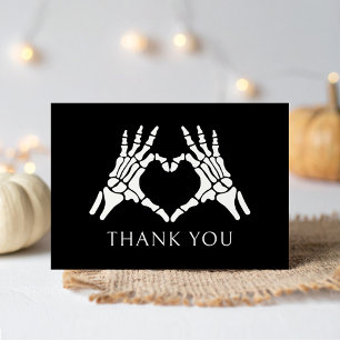 Halloween Little Boo Skeleton Baby Shower Tack Kort