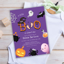 Halloween Little Boo Spooky Baby Shower