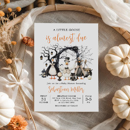 Halloween Little Fånig Goose Baby Shower Inbjudningar