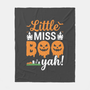 Halloween Little Miss Boo Yah Pumpa Design_1 Fleecefilt