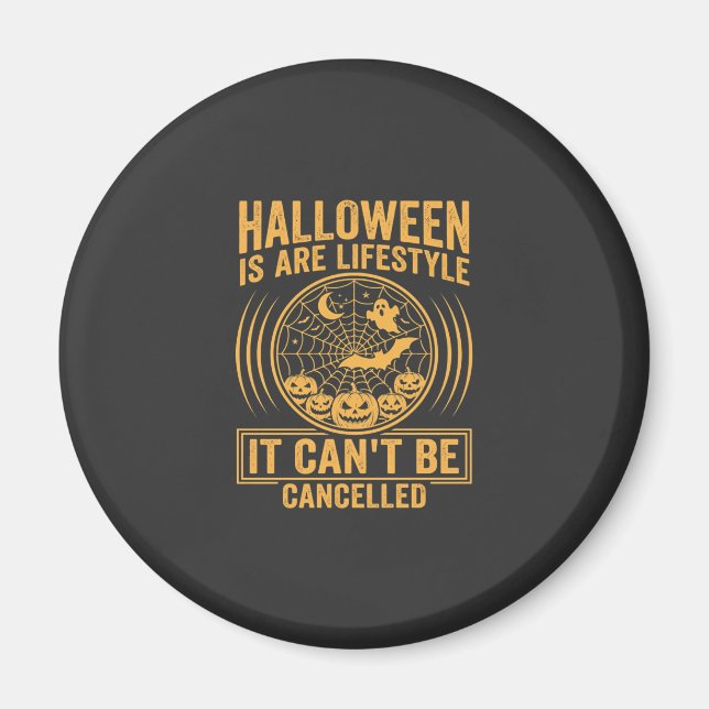 Halloween livsstil fladdermus spindel webb design_ magnet (Framsidan)