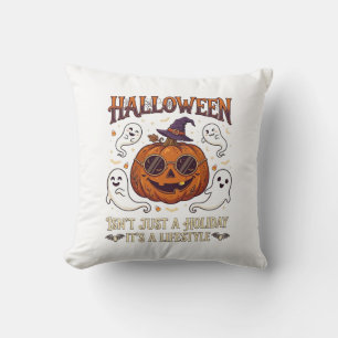 Halloween livsstil Pumpa solglasögon Häxa hatt G Kudde