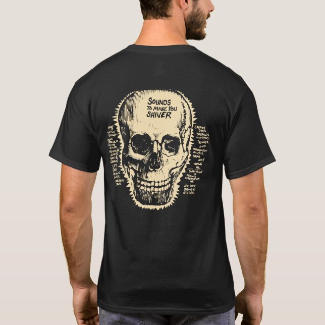 Halloween Ljud för att få dig att skeva 2-sidiga s T Shirt (Baksida)