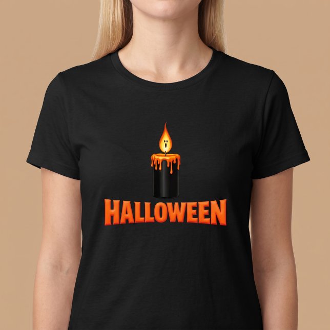 Halloween-ljus låga t shirt (Skapare uppladdad)