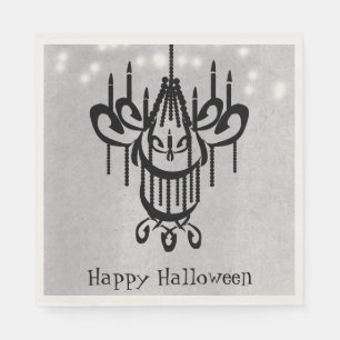 Halloween Ljuskrona och Ljus Greystone Pappersservett