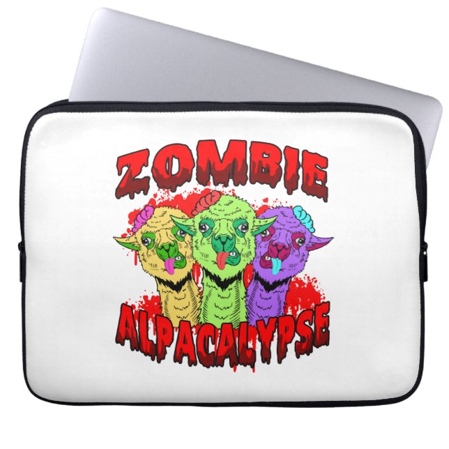 Halloween Llama Alpaca Funny Lama Glama Coola Gift Laptop Fodral (Framsidan)