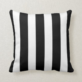 Halloween Lodrät White & Black Rand Kudde